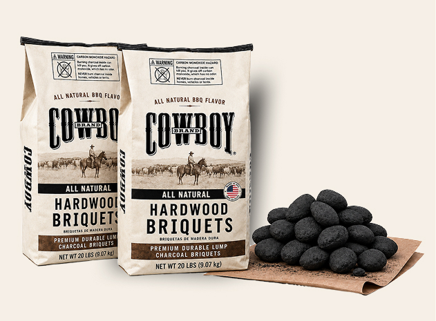 Hardwood briquettes bags